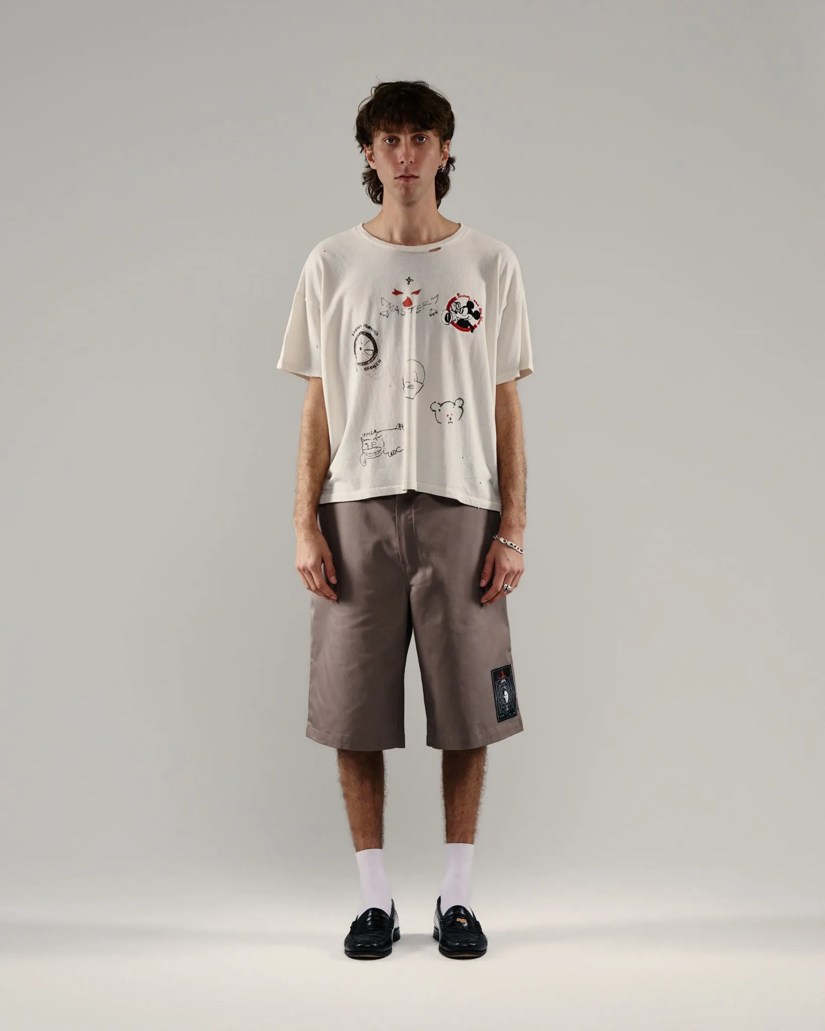 SUDDEN SADDNESS BAGGY WORK SHORT sold by Paly Hollywood product image thumbnail 3