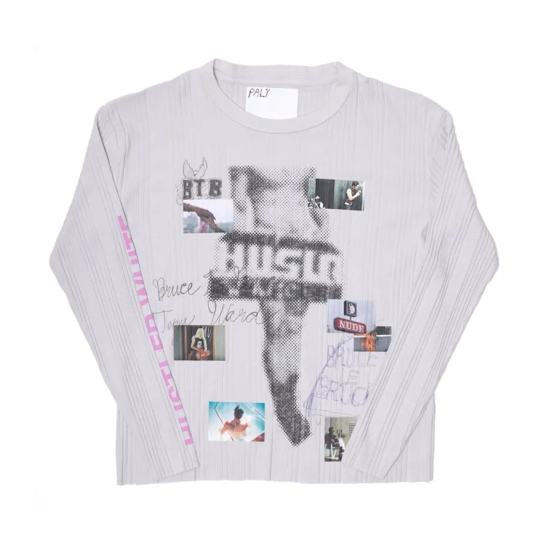 HUSTLR RIB L/S TEE made by Paly Hollywood