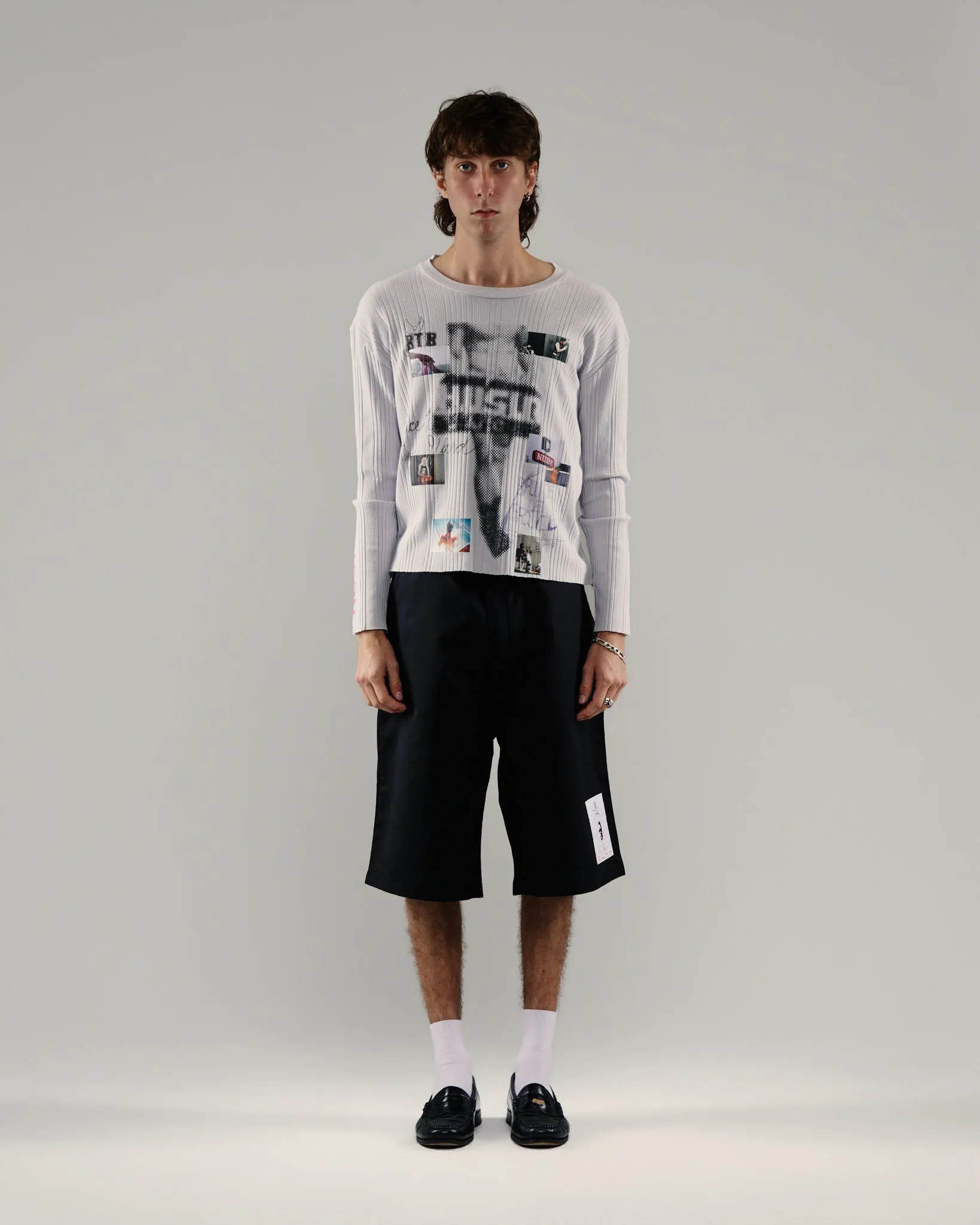HUSTLR RIB L/S TEE sold by Paly Hollywood product image thumbnail 4