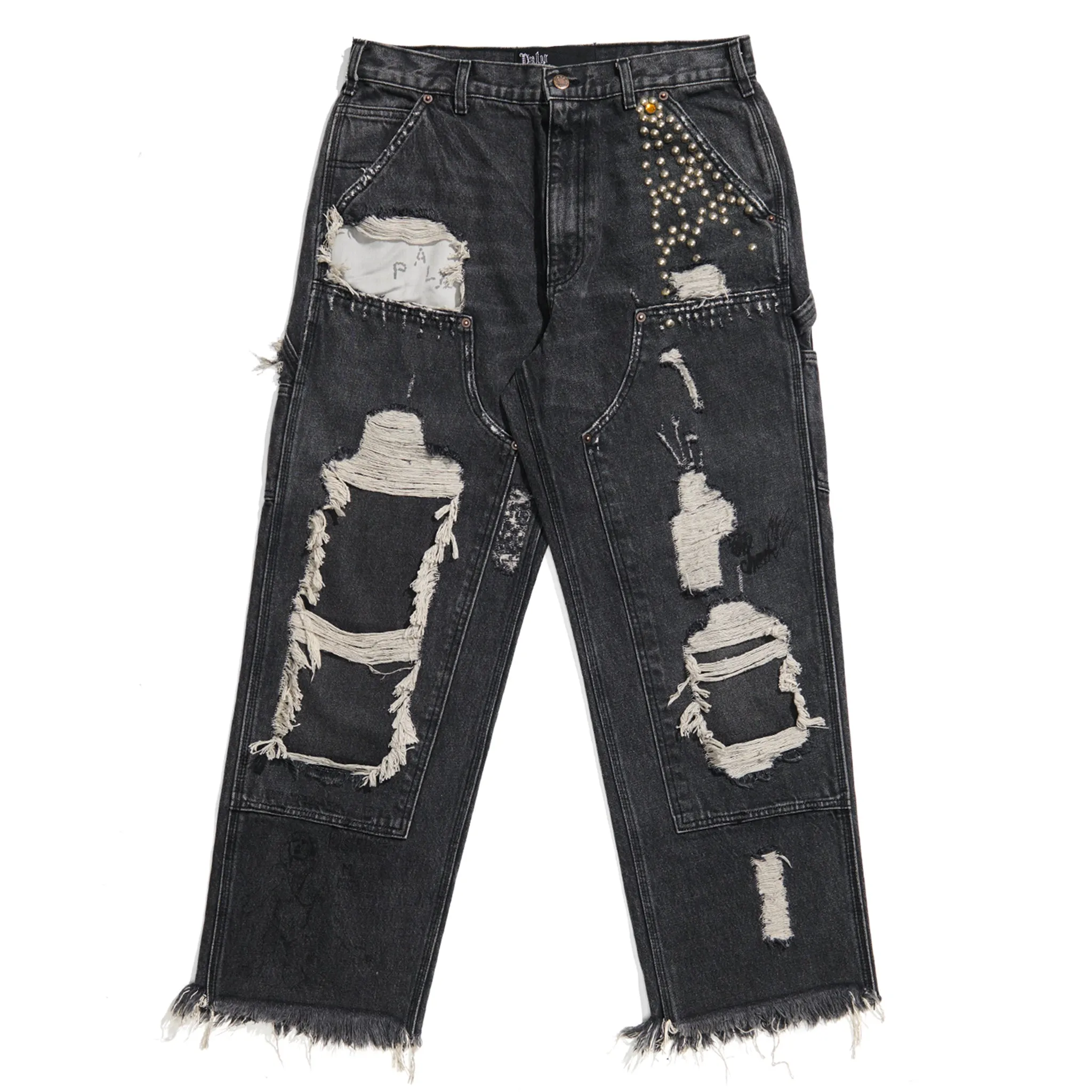 BUSTED DBL KNEE JEAN sold by Paly Hollywood