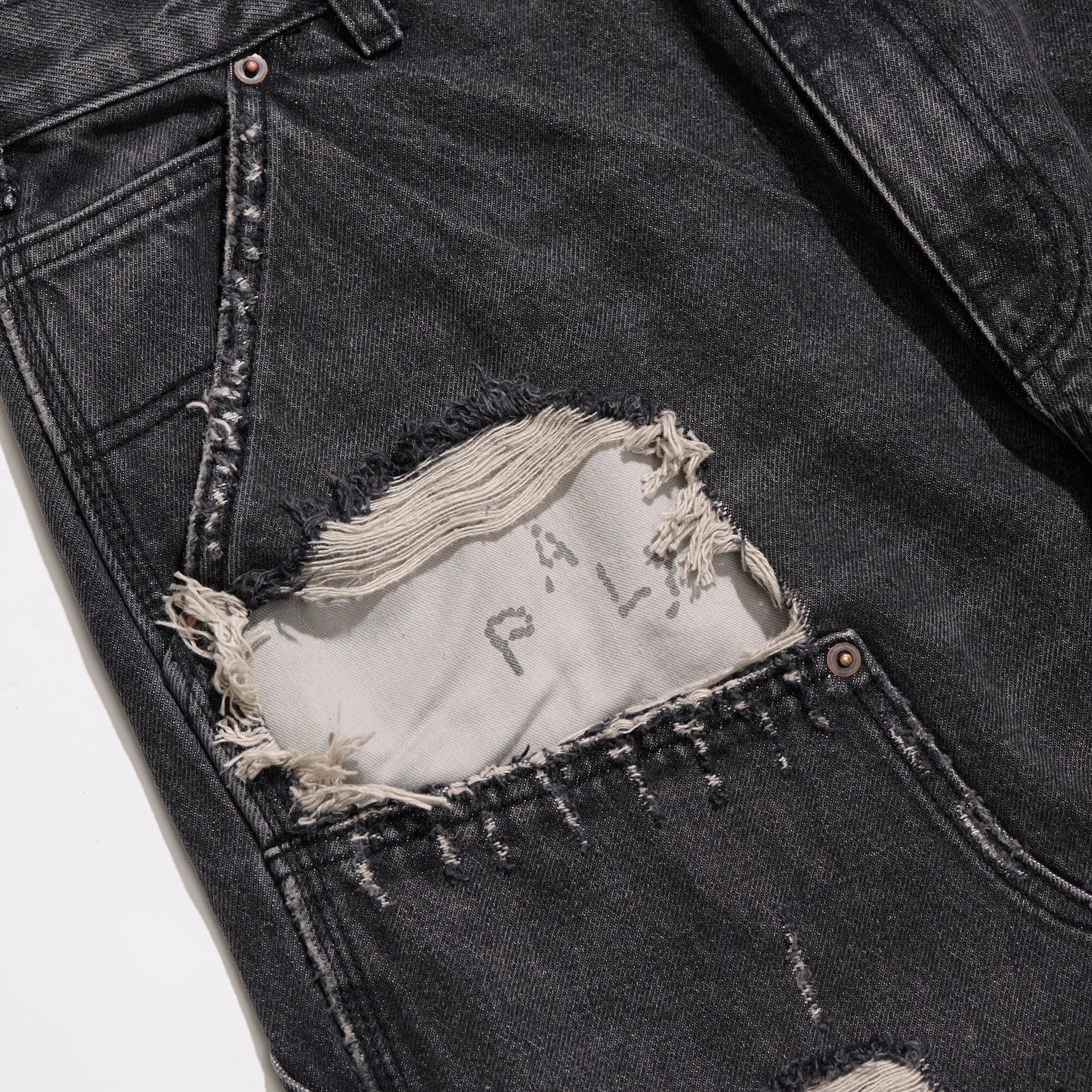 BUSTED DBL KNEE JEAN sold by Paly Hollywood product image thumbnail 4