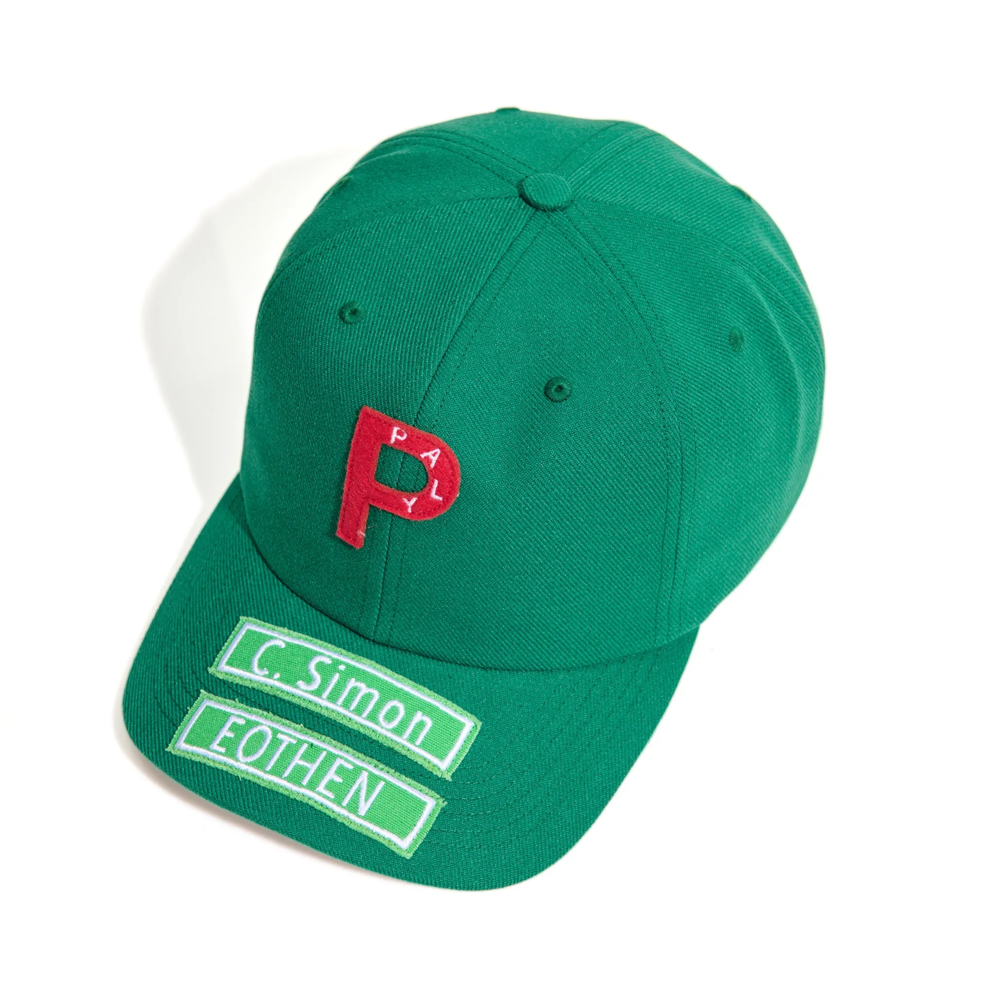 6 PANEL TWILL "P" HAT sold by Paly Hollywood product image thumbnail 2