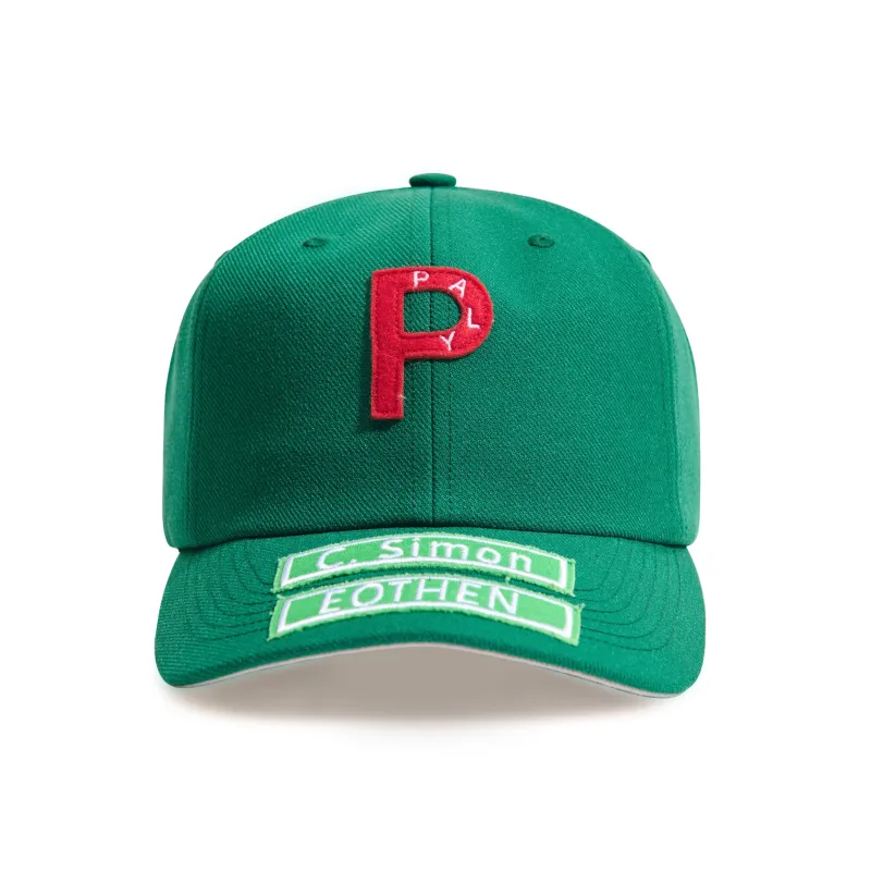 6 PANEL TWILL "P" HAT made by Paly Hollywood