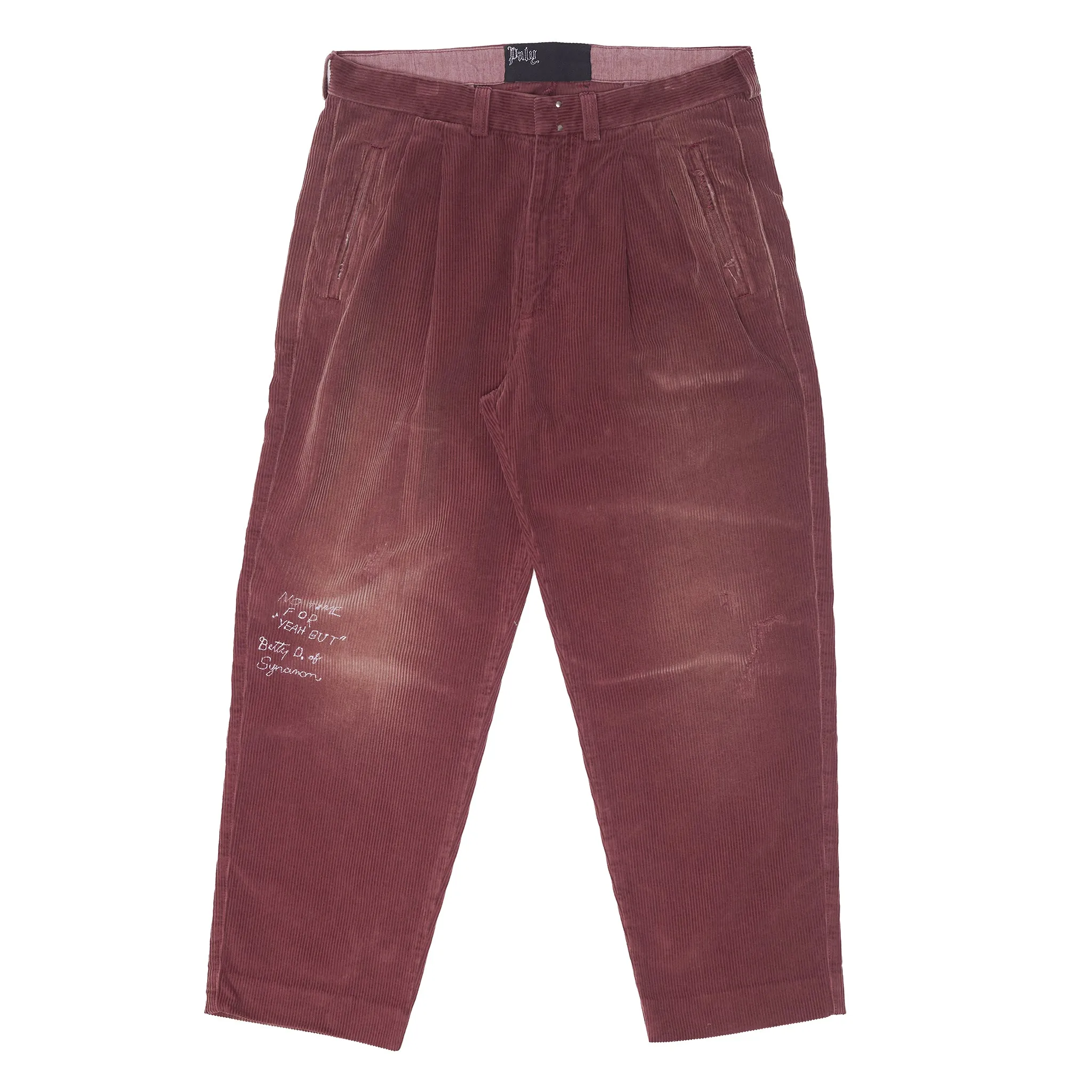 SYNANON CORD PLEATED TROUSER sold by Paly Hollywood