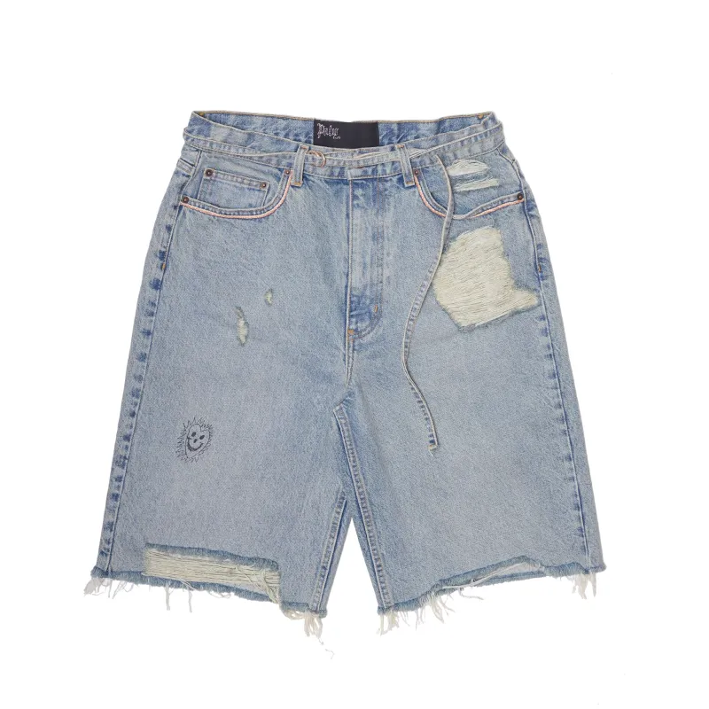 GOOD GOOD TIMES DENIM SHORT made by Paly Hollywood