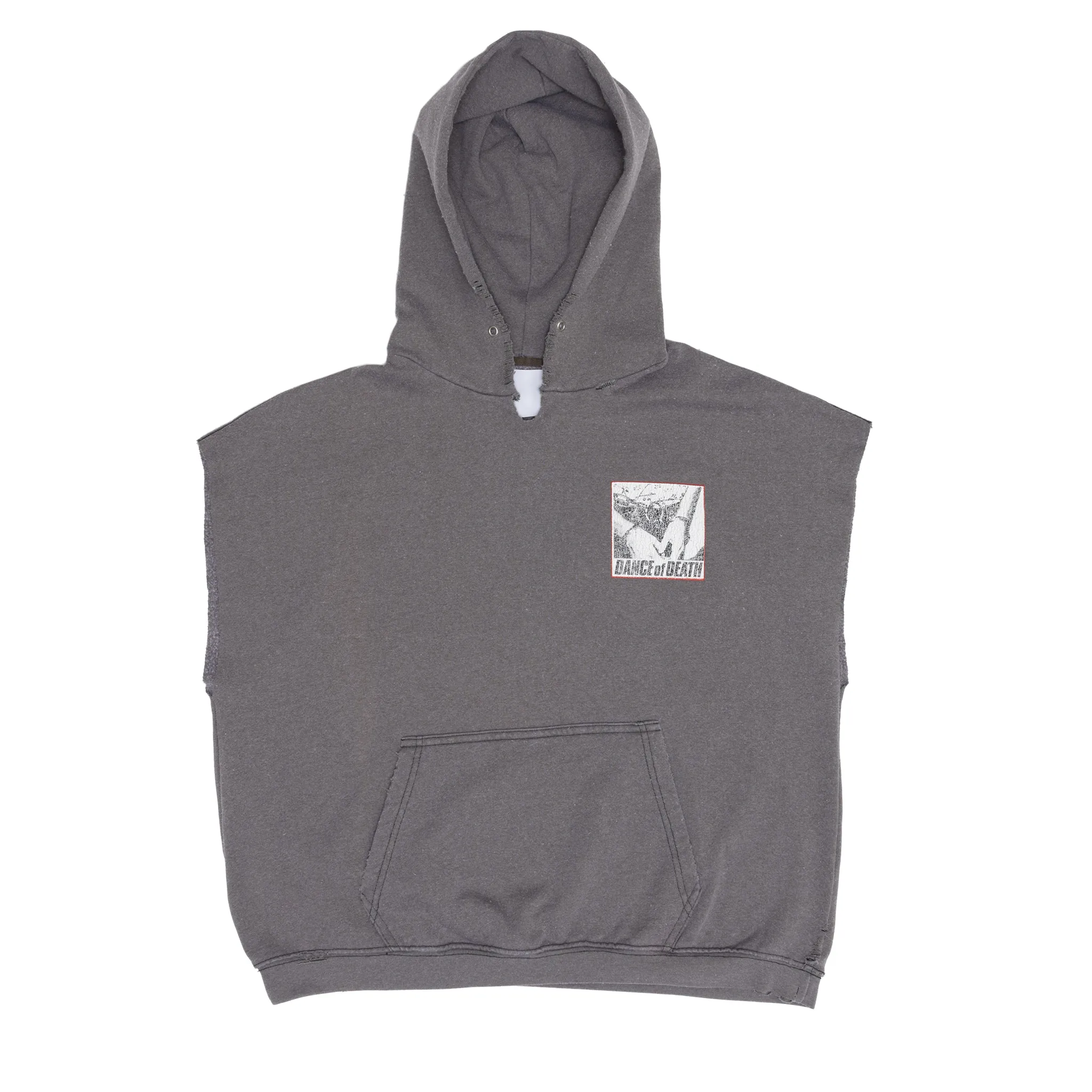 DR. BLUE CUT OFF HOODIE sold by Paly Hollywood