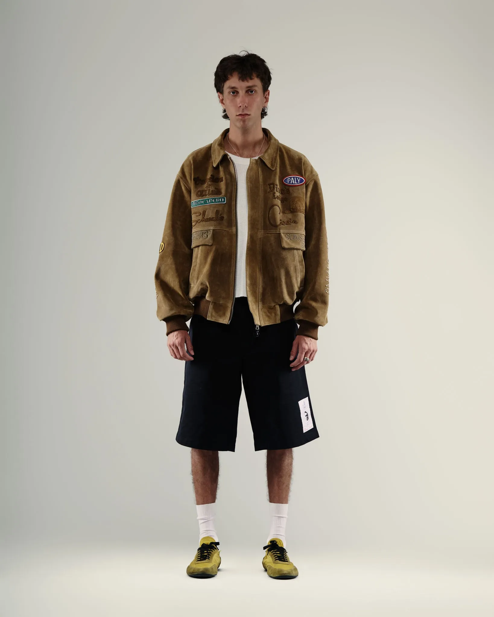 SUNSET BLVD. SPONSORED SUEDE JACKET sold by Paly Hollywood product image thumbnail 3