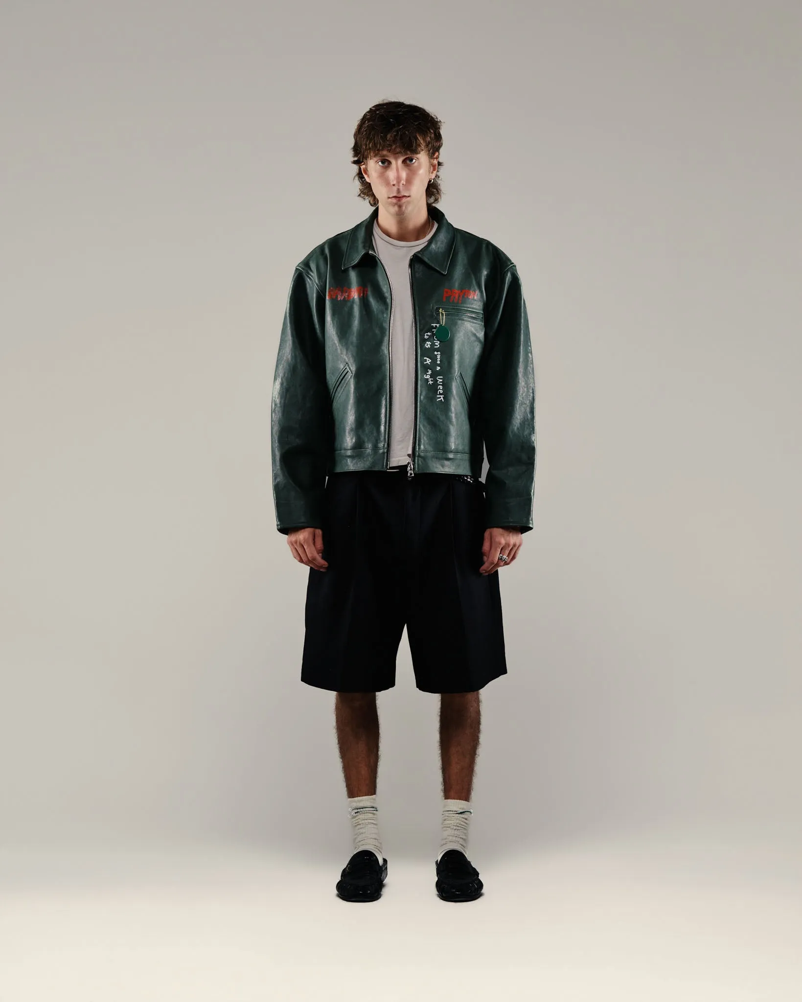 I AM NOT ASHAMED LEATHER WORK JACKET sold by Paly Hollywood product image thumbnail 5