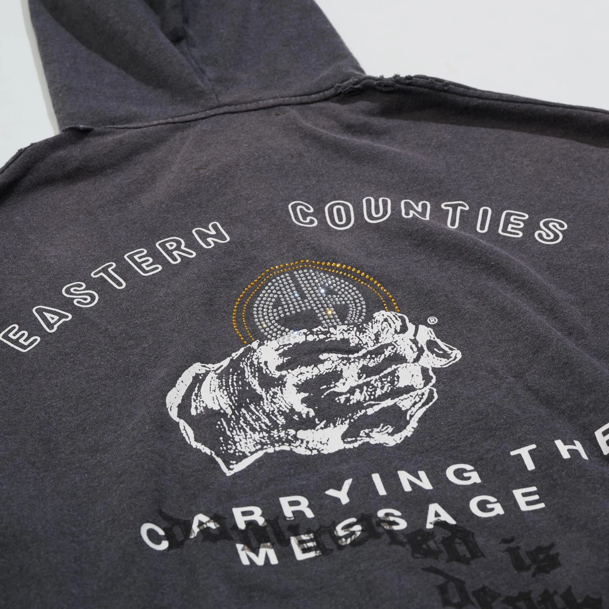 CARRYING THE MESSAGE ZIP HOODIE sold by Paly Hollywood product image thumbnail 4