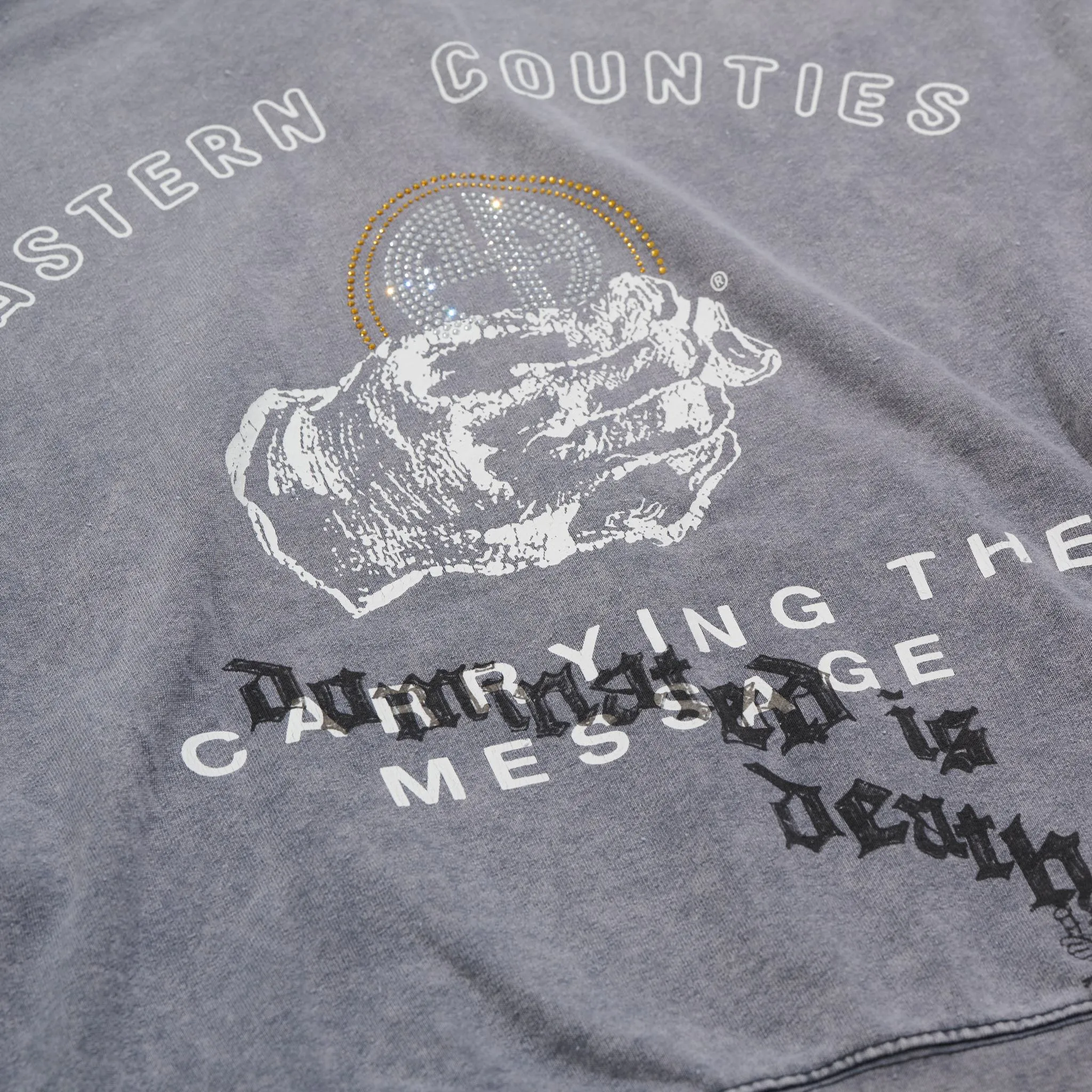 CARRYING THE MESSAGE ZIP HOODIE sold by Paly Hollywood product image thumbnail 4