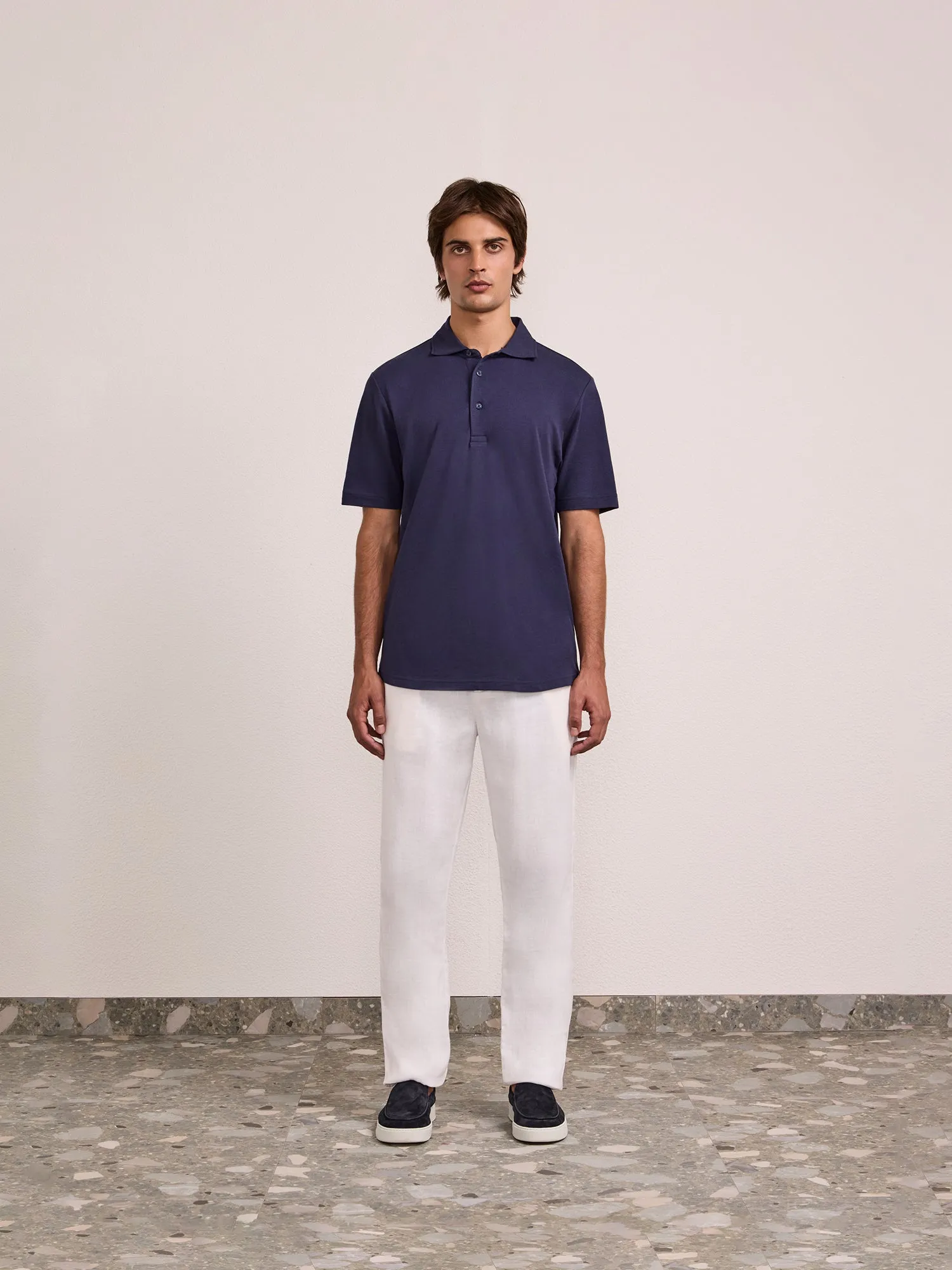 LUCA COTTON PIQUÉ POLO sold by Fescobol Carioca product image thumbnail 3