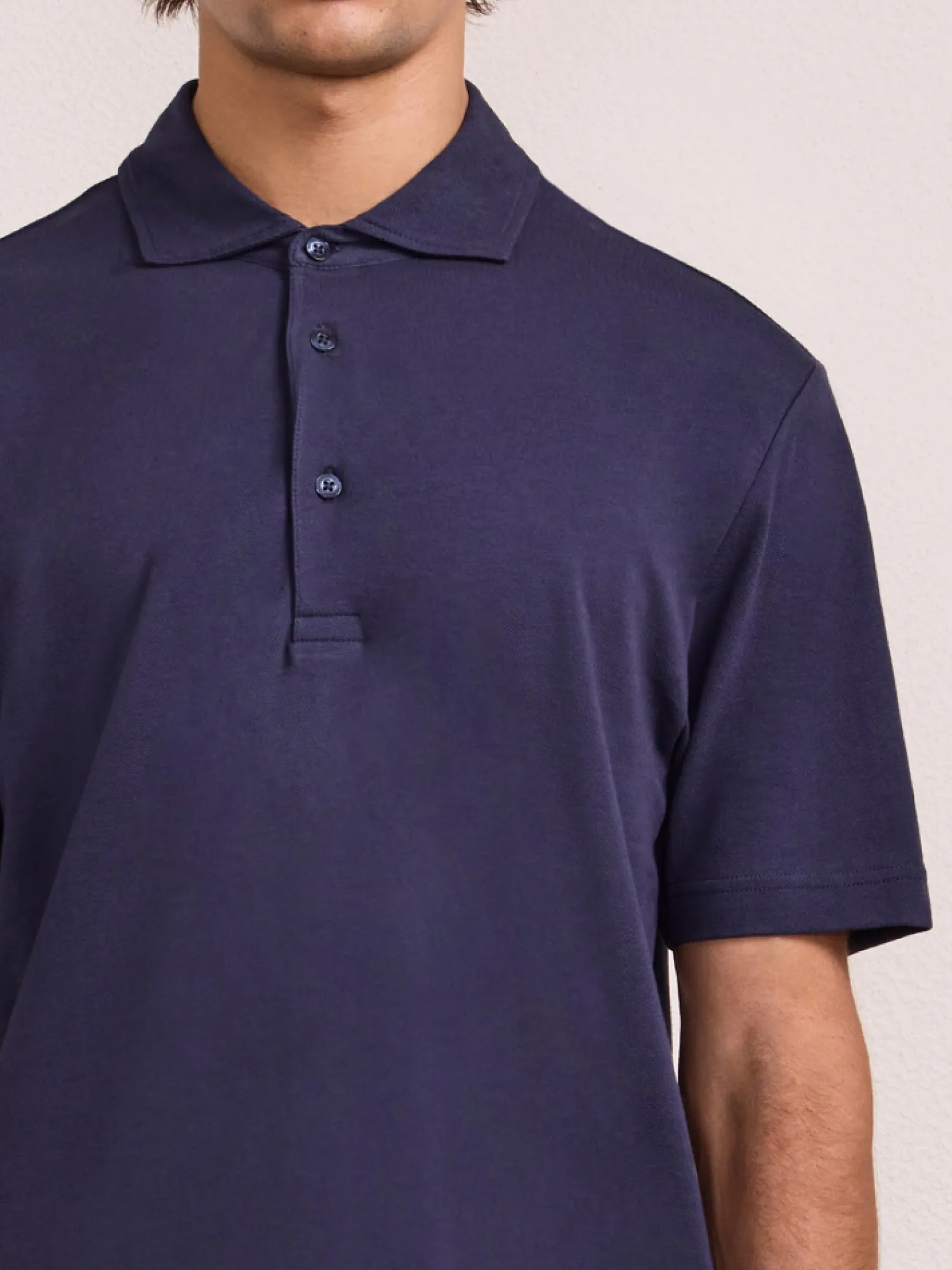 LUCA COTTON PIQUÉ POLO sold by Fescobol Carioca product image thumbnail 4