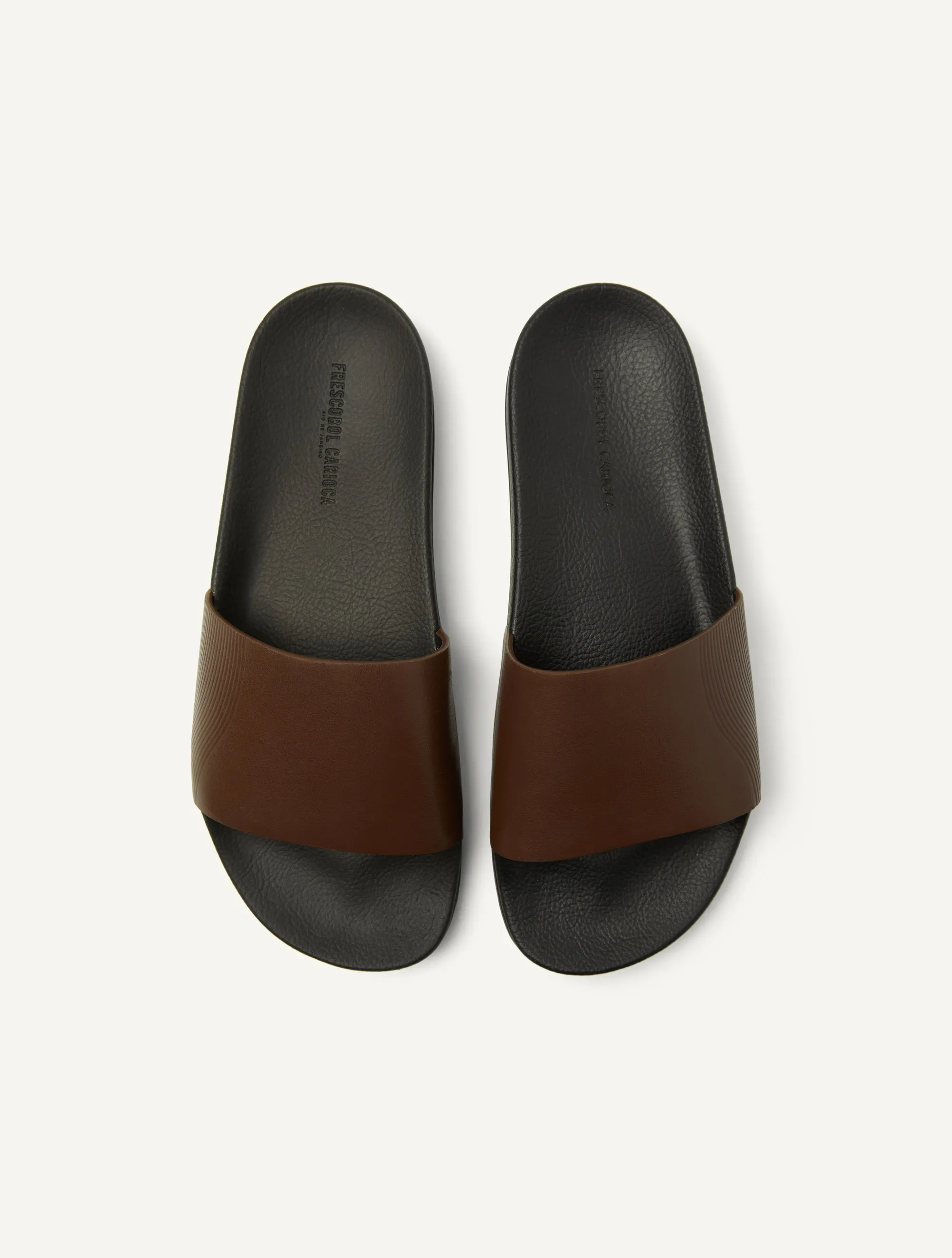 HUMBERTO LEATHER SLIDERS sold by Fescobol Carioca product image thumbnail 3