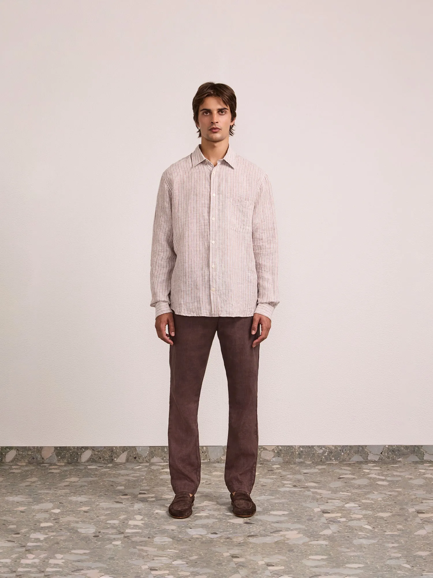 TELLES LINEN SHIRT sold by Fescobol Carioca product image thumbnail 3
