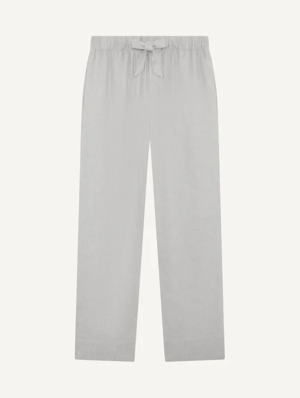 LUAN COTTON-LINEN TROUSERS made by Fescobol Carioca