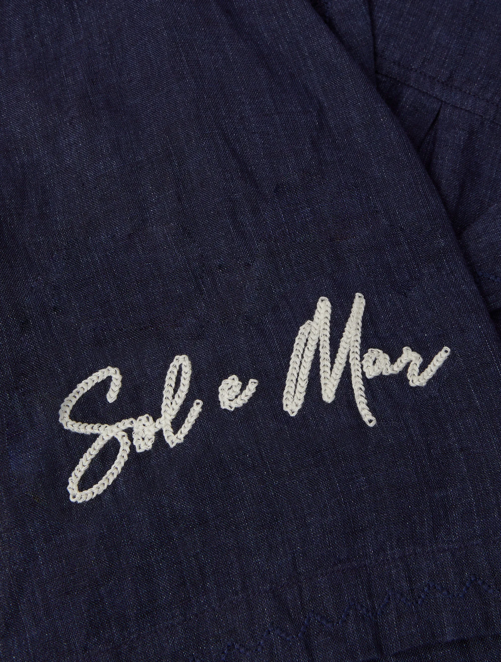 ALVES EMBROIDERED LINEN SHIRT sold by Fescobol Carioca product image thumbnail 3