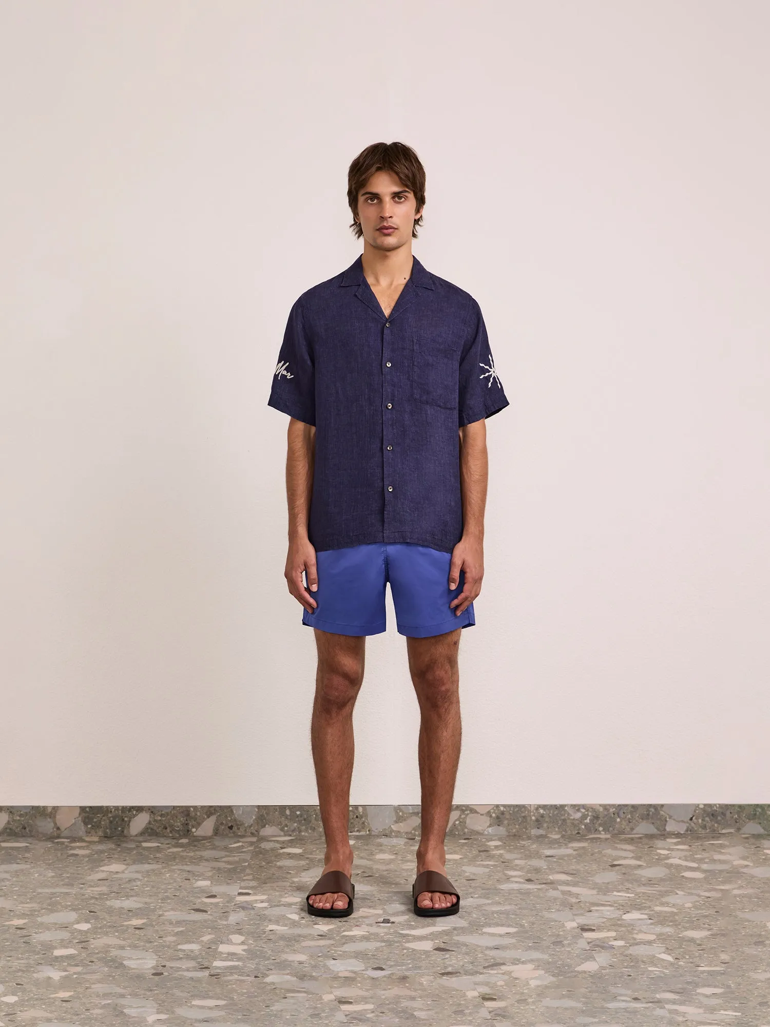 ALVES EMBROIDERED LINEN SHIRT sold by Fescobol Carioca product image thumbnail 5