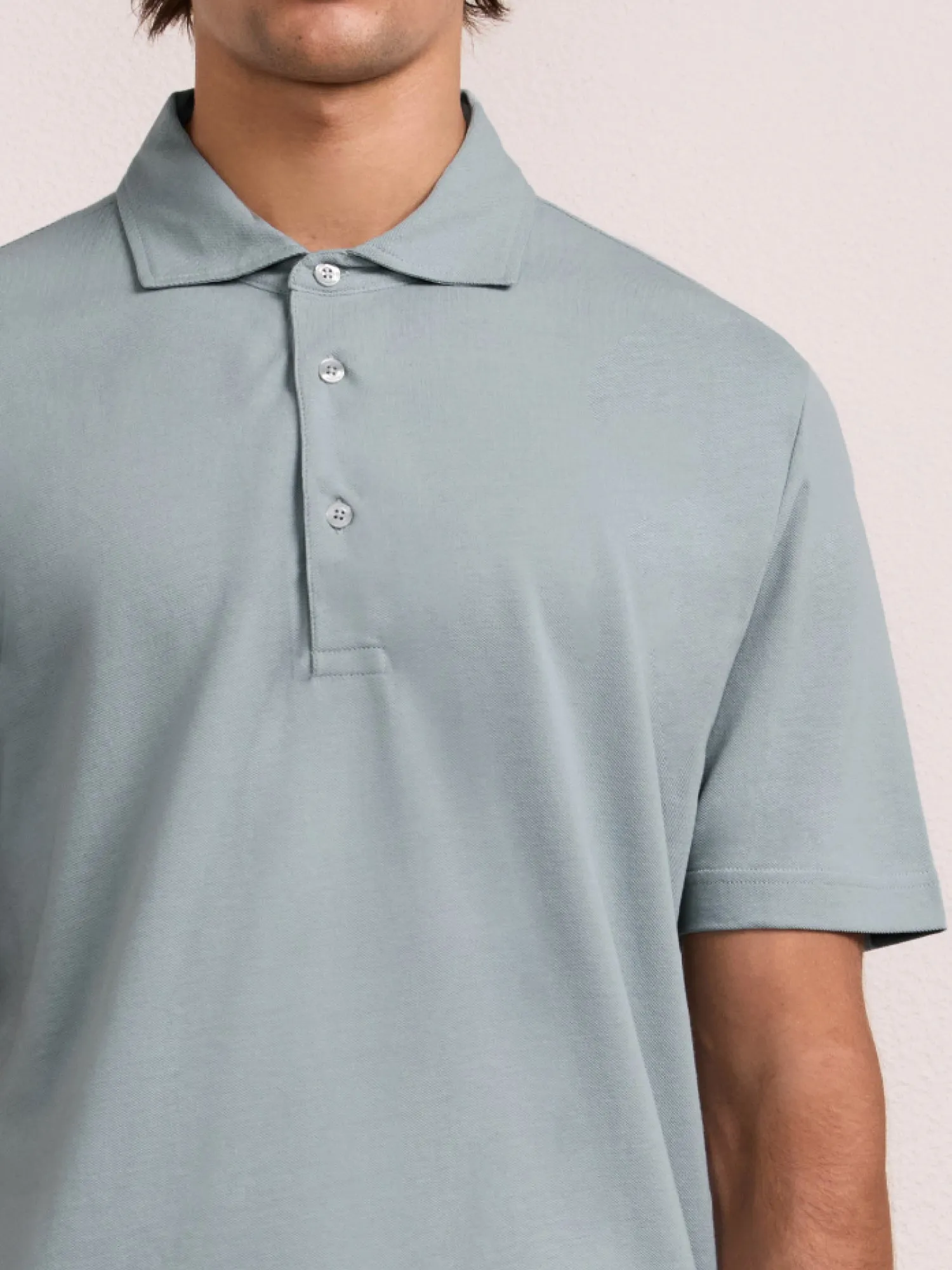LUCA COTTON PIQUÉ POLO sold by Fescobol Carioca product image thumbnail 4