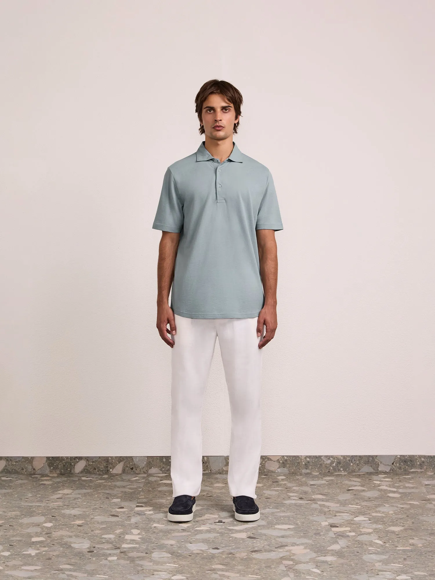 LUCA COTTON PIQUÉ POLO sold by Fescobol Carioca product image thumbnail 3