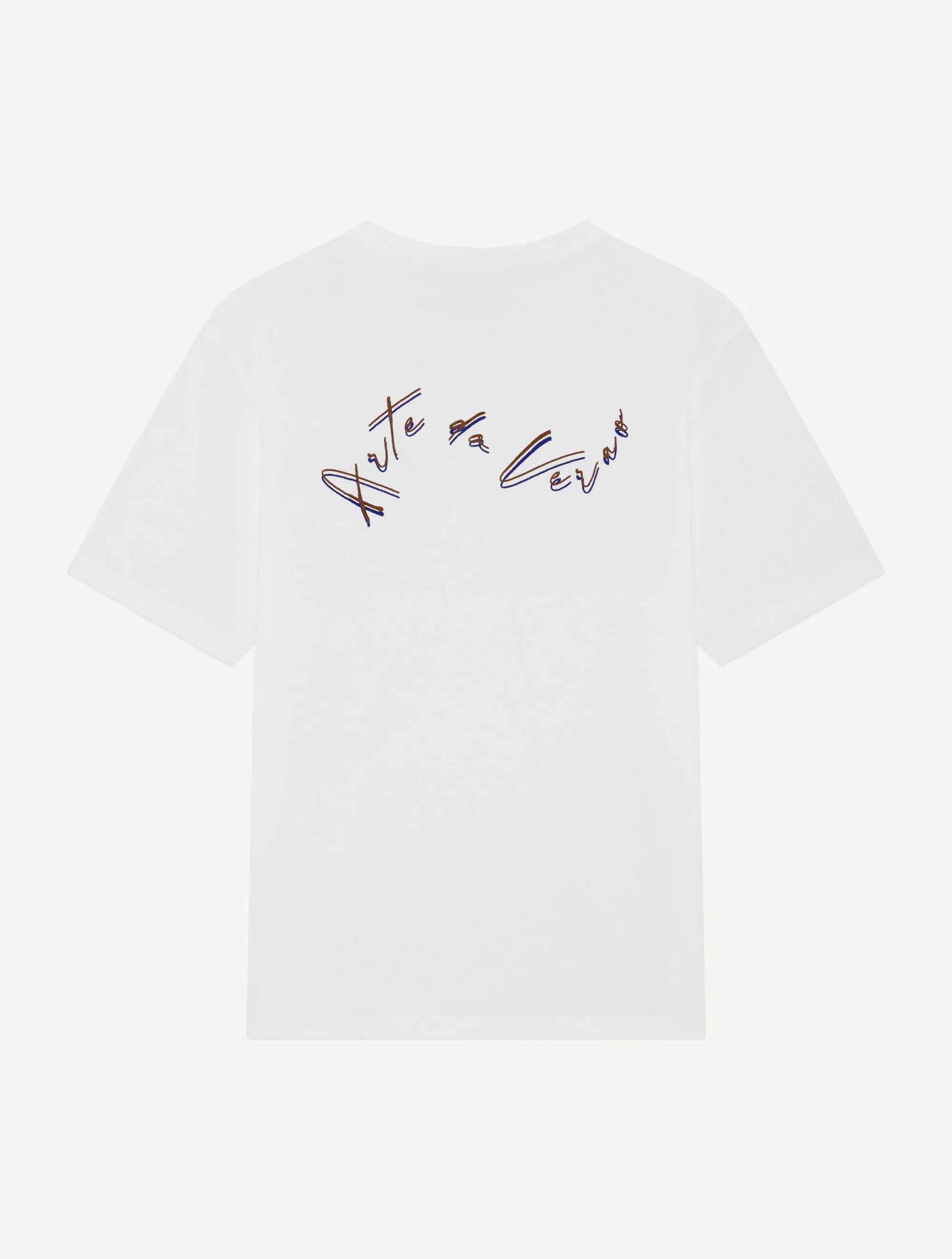 DINIS EMBROIDERED COTTON T-SHIRT sold by Fescobol Carioca