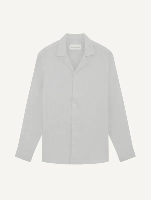 SAFRA COTTON-LINEN SHIRT made by Fescobol Carioca