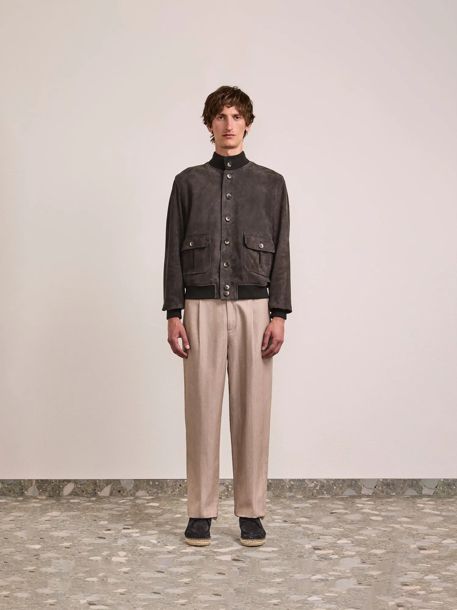 VINCENTE SUEDE BOMBER JACKET sold by Fescobol Carioca product image thumbnail 3