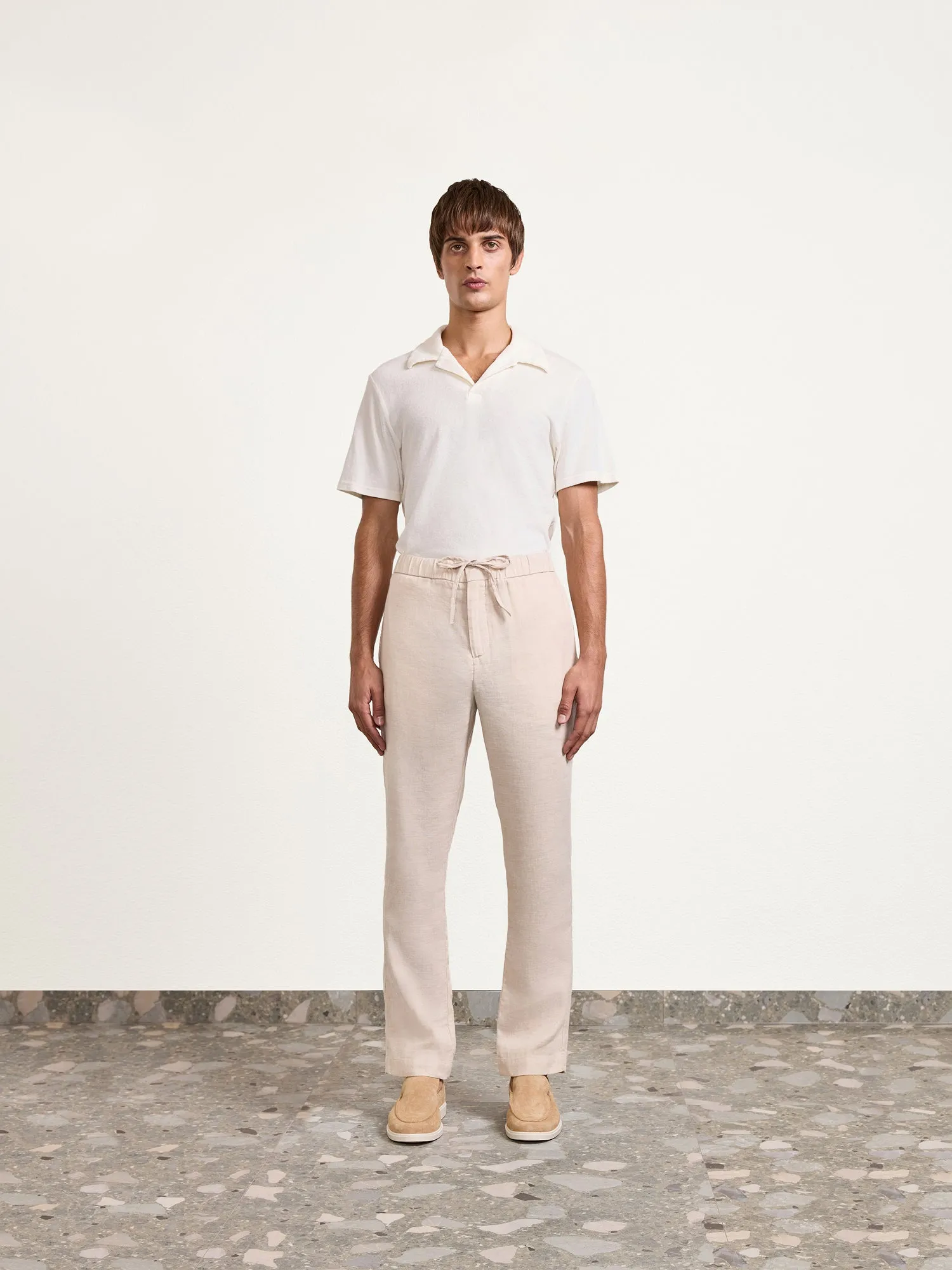 OSCAR LINEN TROUSERS sold by Fescobol Carioca product image thumbnail 3