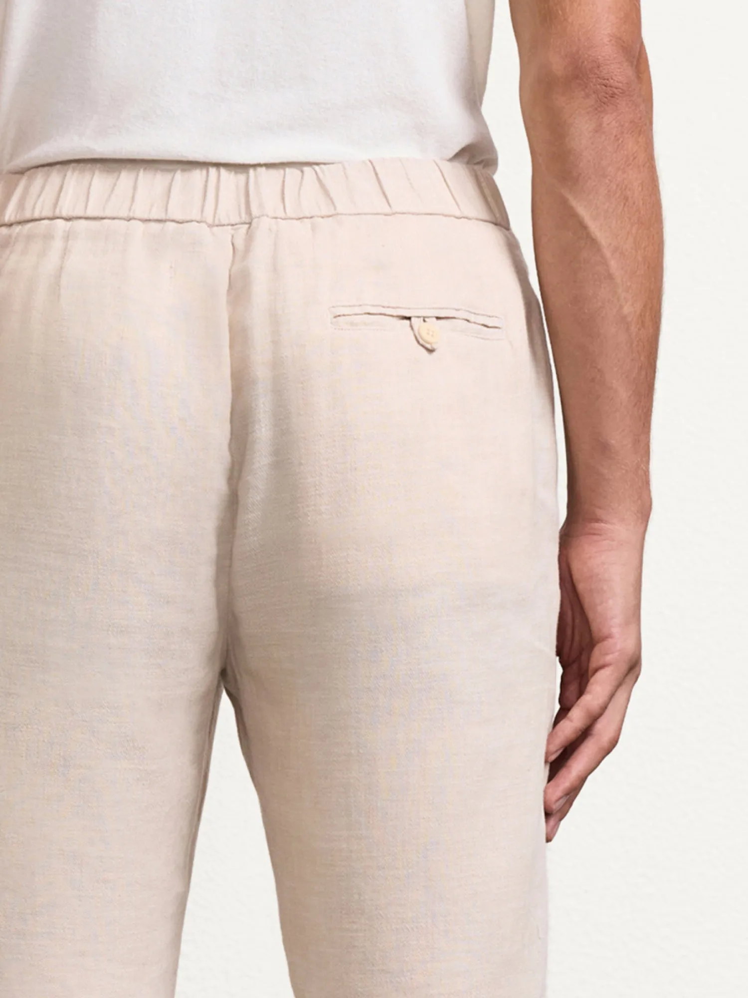OSCAR LINEN TROUSERS sold by Fescobol Carioca product image thumbnail 4
