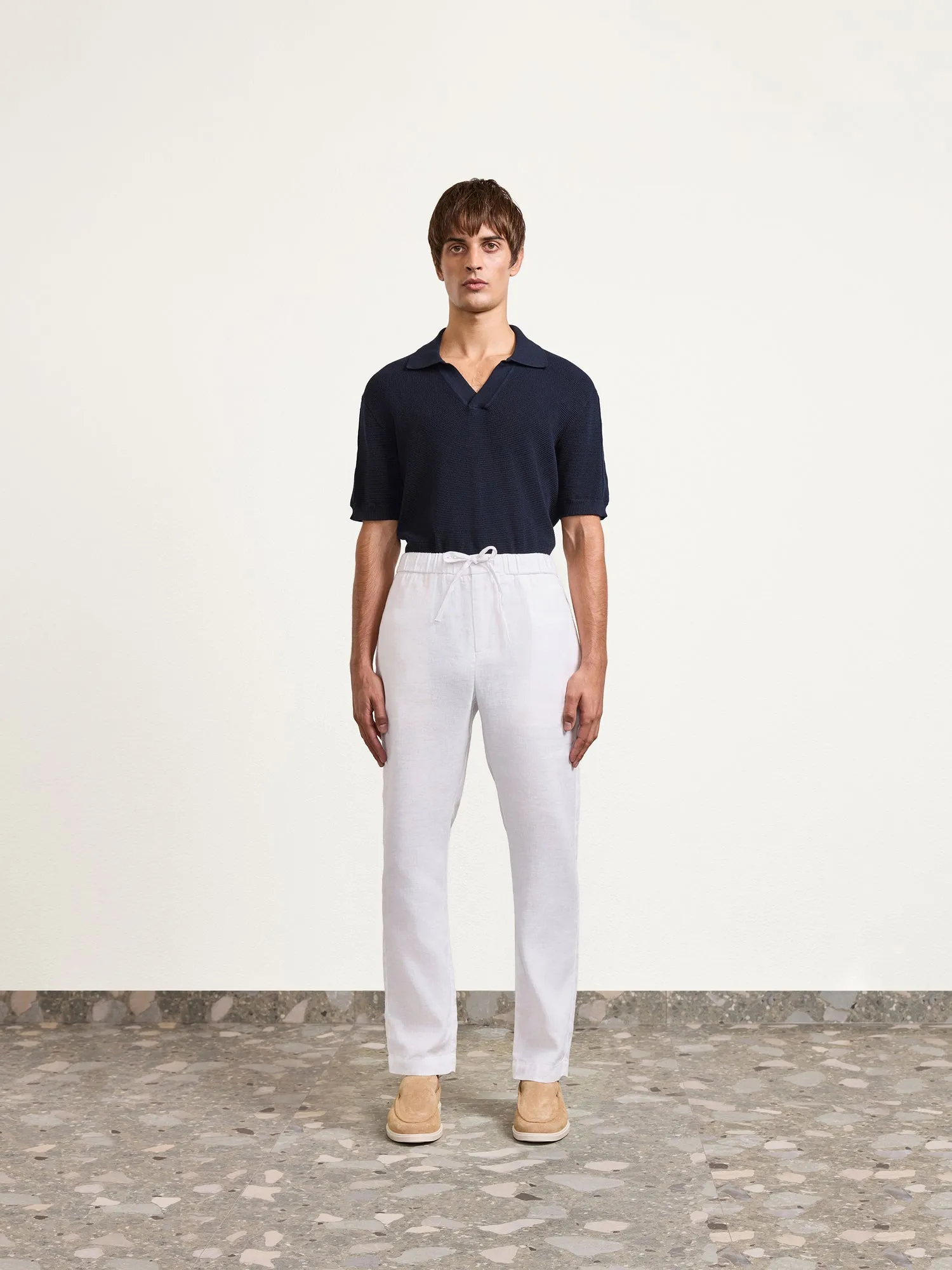OSCAR LINEN TROUSERS sold by Fescobol Carioca product image thumbnail 3