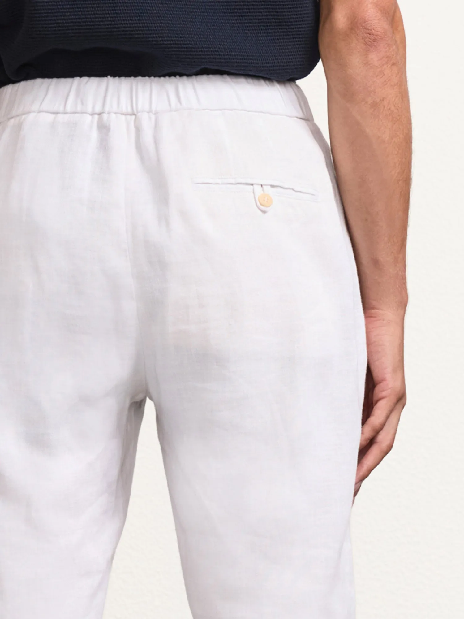 OSCAR LINEN TROUSERS sold by Fescobol Carioca product image thumbnail 4