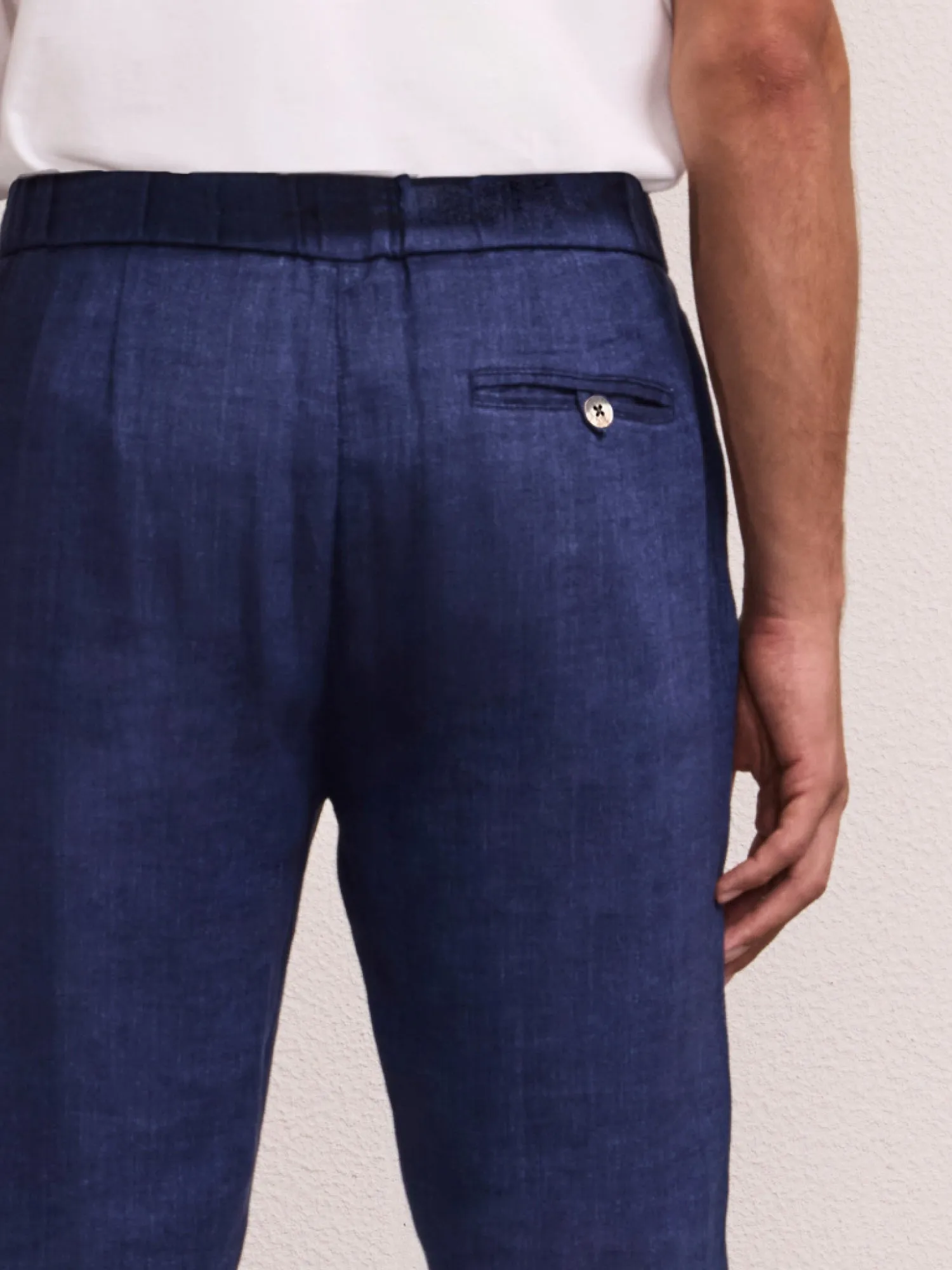 OSCAR LINEN TROUSERS sold by Fescobol Carioca product image thumbnail 4
