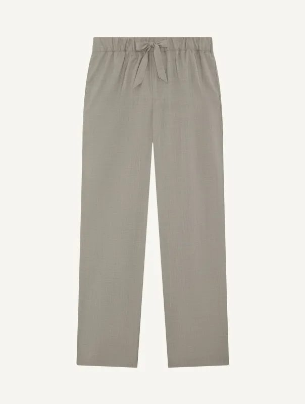 LUAN TROPICAL WOOL TROUSERS made by Fescobol Carioca