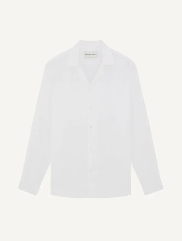 SAFRA COTTON-LINEN SHIRT made by Fescobol Carioca