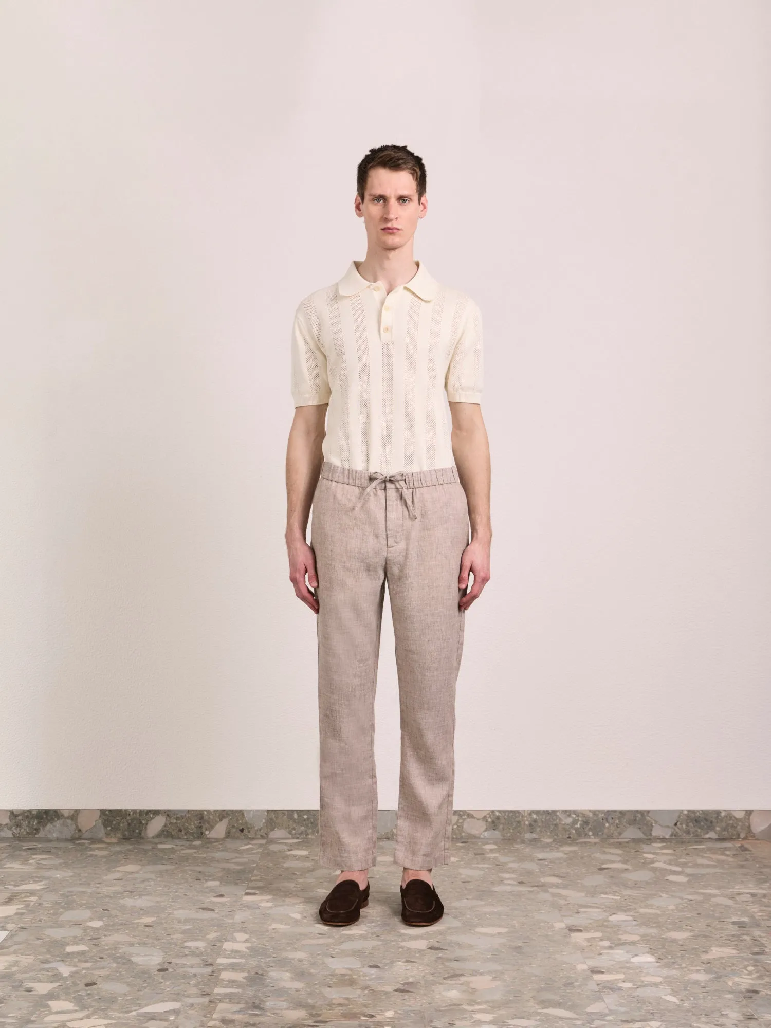 OSCAR LINEN TROUSERS sold by Fescobol Carioca product image thumbnail 3
