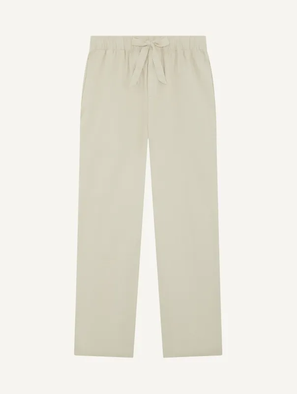 LUAN COTTON-LINEN TROUSERS made by Fescobol Carioca