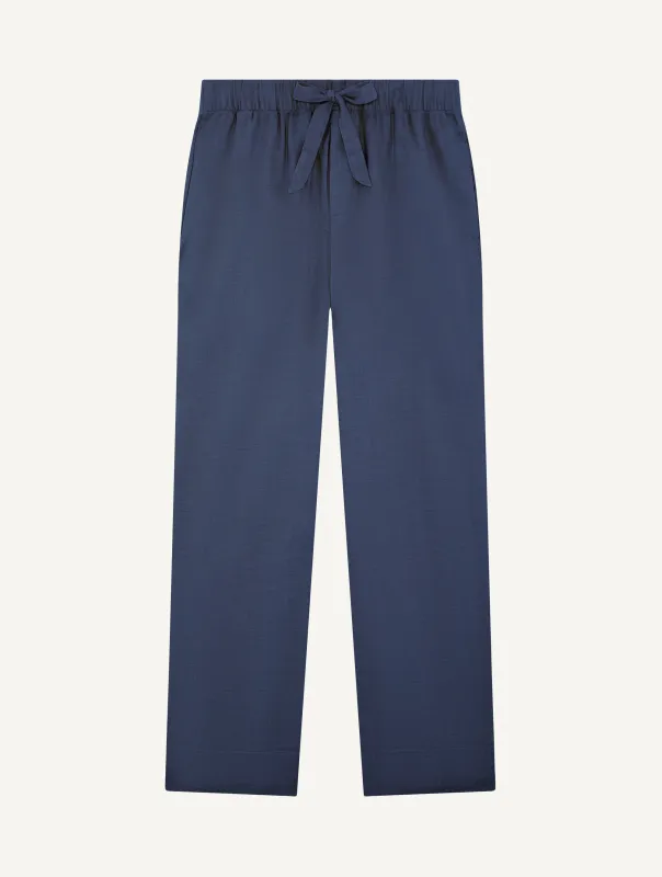 LUAN COTTON-LINEN TROUSERS made by Fescobol Carioca