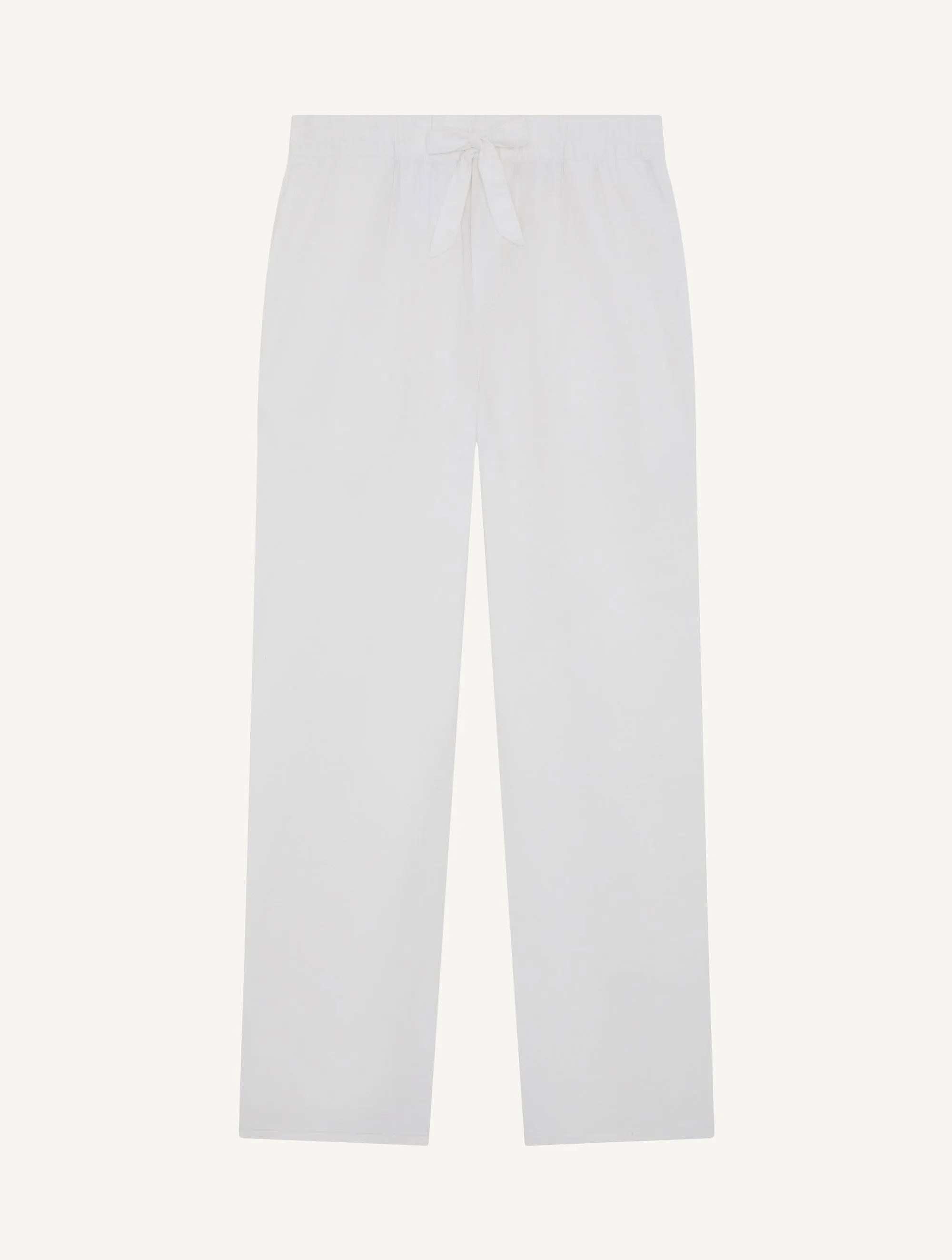 LUAN COTTON-LINEN TROUSERS sold by Fescobol Carioca