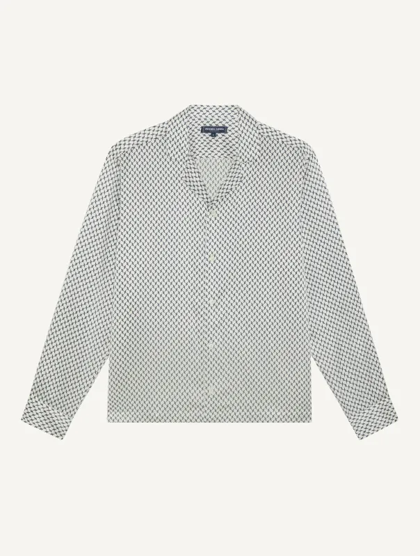 SAFRA SILK SHIRT made by Fescobol Carioca