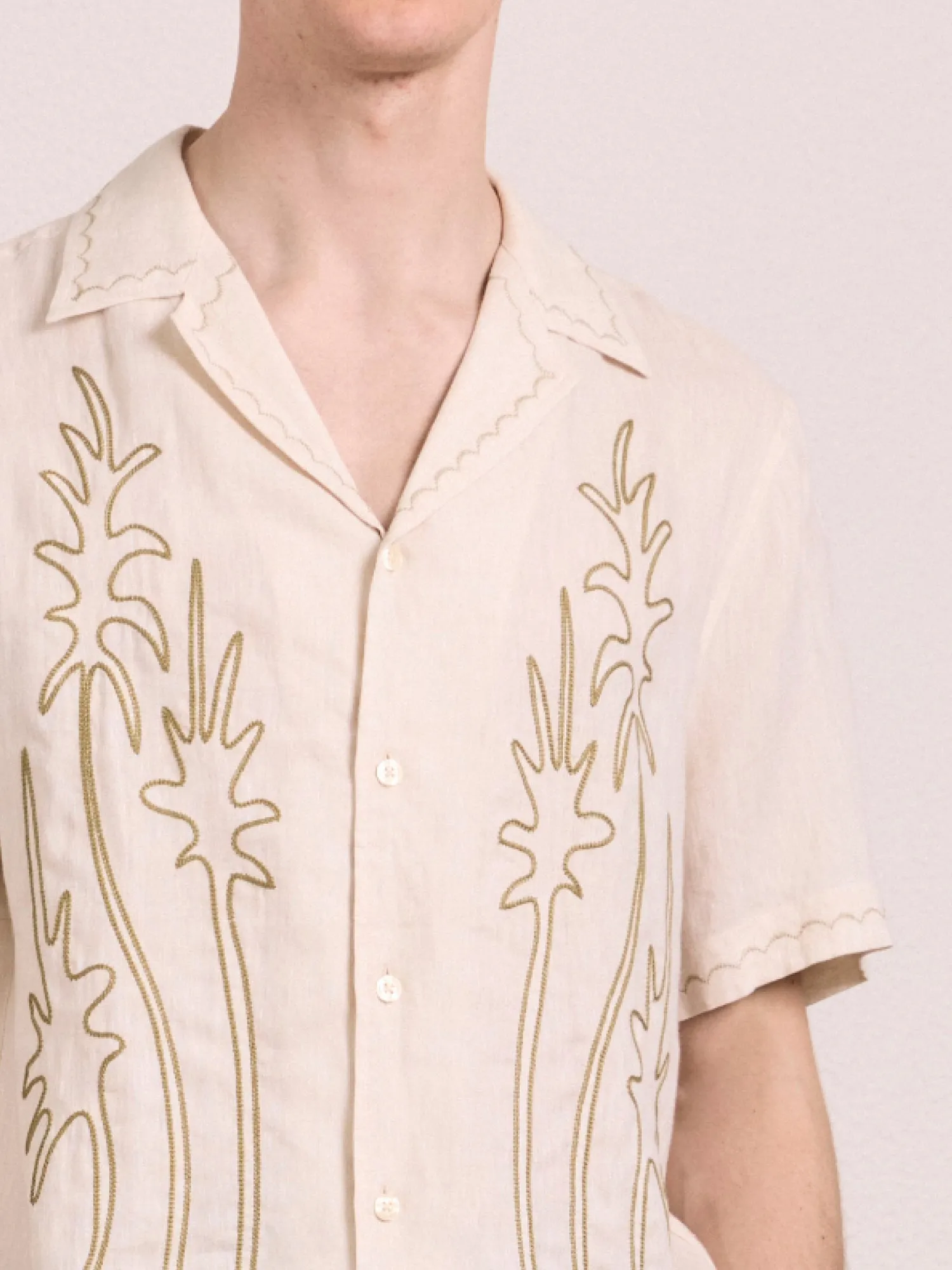 ALVES LINEN SHIRT sold by Fescobol Carioca product image thumbnail 4