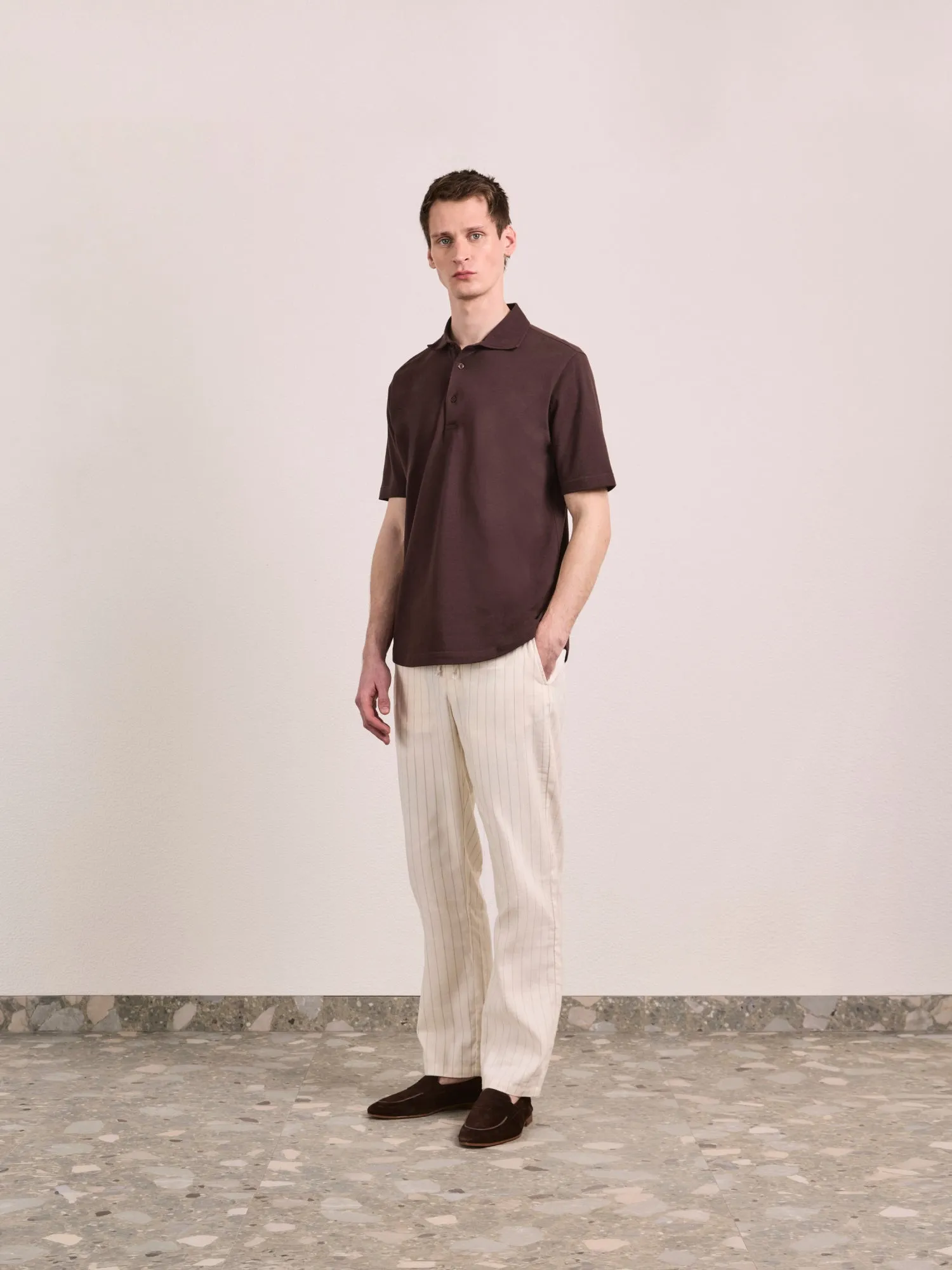 LUCA COTTON PIQUÉ POLO sold by Fescobol Carioca product image thumbnail 3