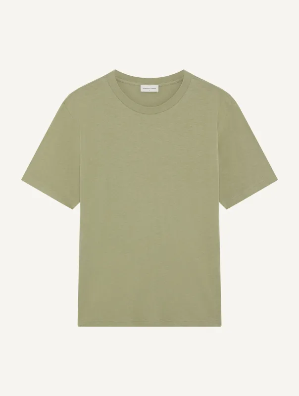 DINIS COTTON-LINEN T-SHIRT made by Fescobol Carioca
