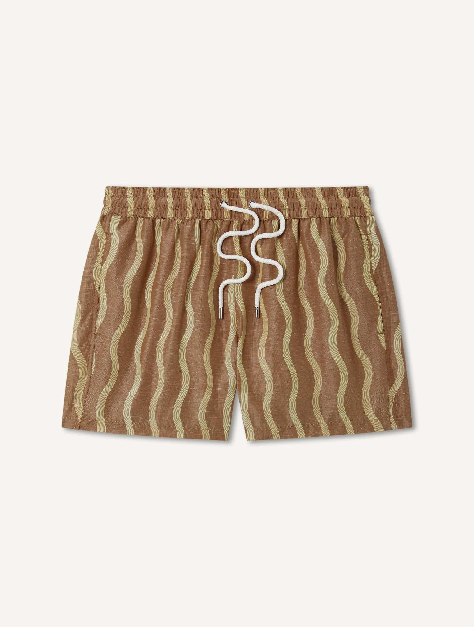 LA MARZOCCO RIO SPORT LINEN-BLEND CABANA SWIM sold by Fescobol Carioca