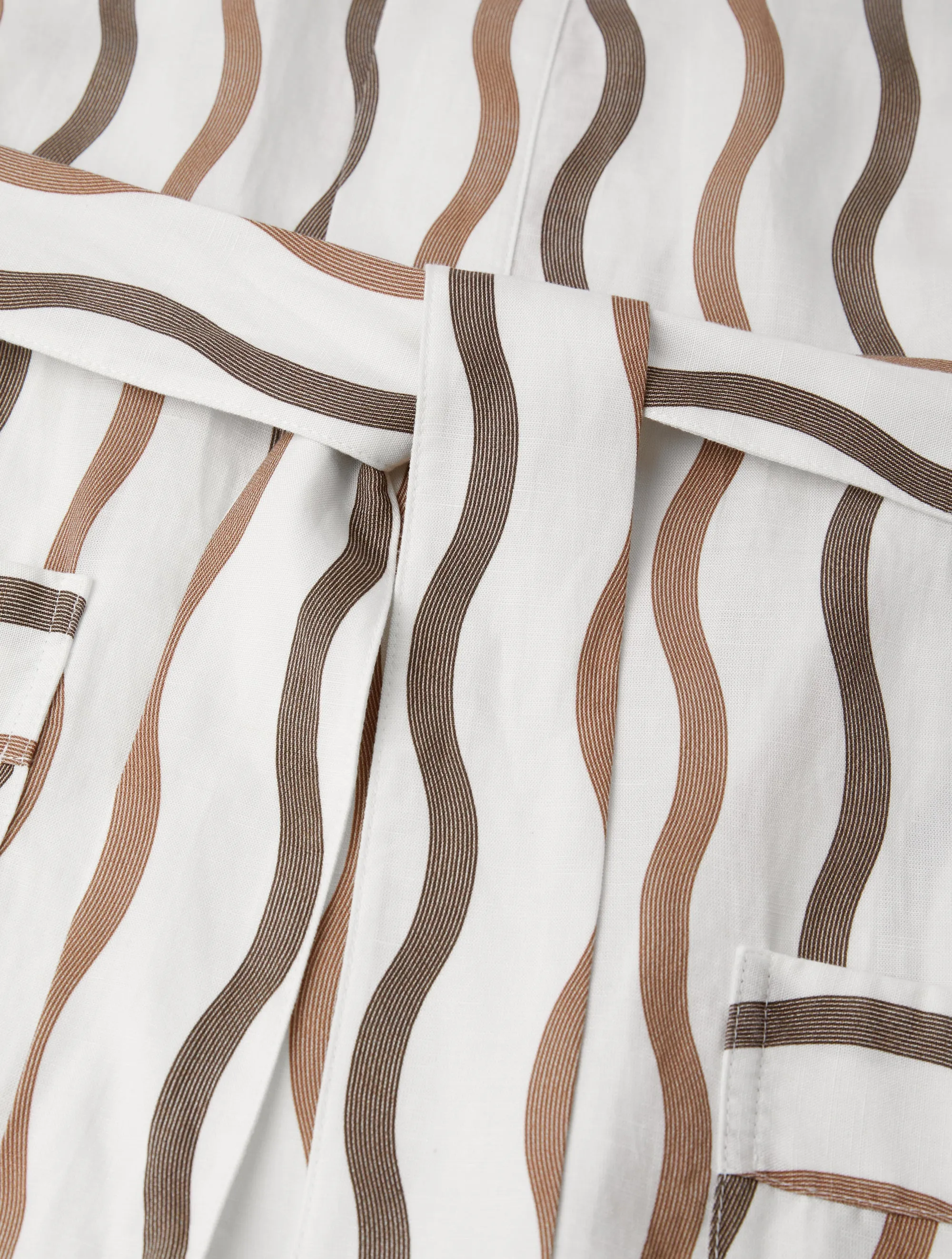 LA MARZOCCO TEFE LINEN-BLEND ROBE sold by Fescobol Carioca product image thumbnail 3