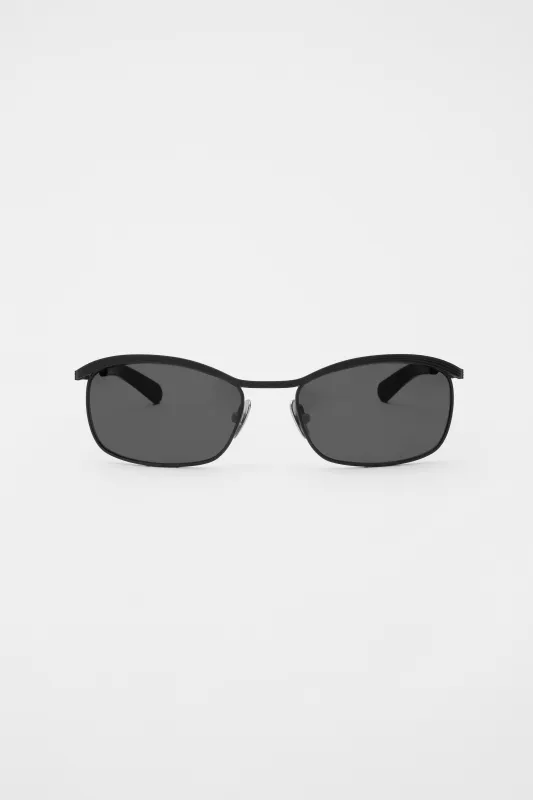 CASIER Matte Black / Solid Black / Black Gradient Lens made by FLATLIST EYEWEAR