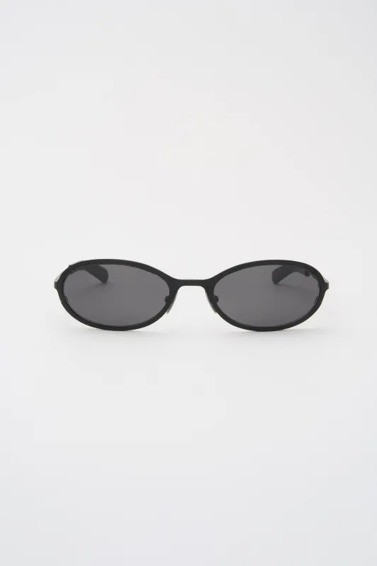COHEN Matte Black / Solid Black Lens made by FLATLIST EYEWEAR