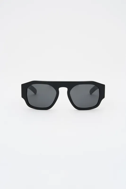 SHADE 02 Solid Black / Solid Black Lens made by FLATLIST EYEWEAR