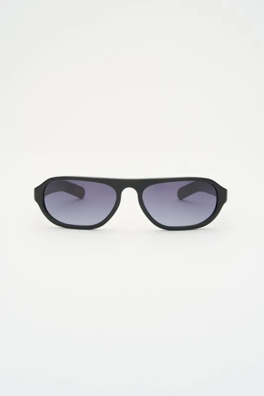 PENN Solid Black / Black Gradient Lens made by FLATLIST EYEWEAR