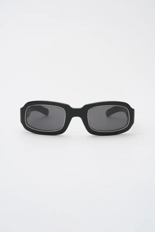FRAME Solid Black / Solid Black Lens made by FLATLIST EYEWEAR