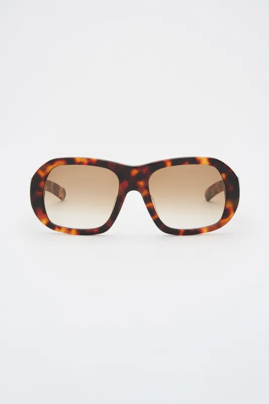 FORD Havana / Light Brown Gradient Lens made by FLATLIST EYEWEAR