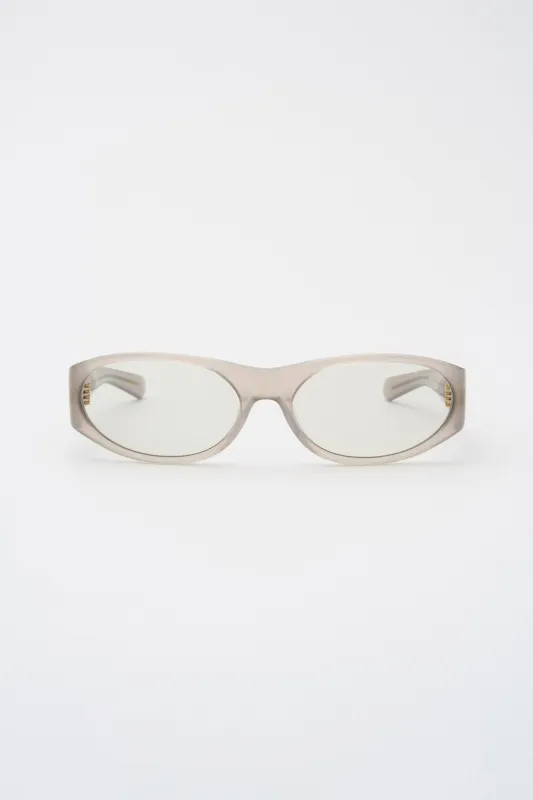EDDIE KYU Grey / Smoke Blue Light Lens made by FLATLIST EYEWEAR
